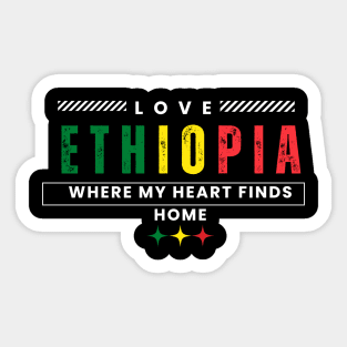 Love Ethiopia Sticker